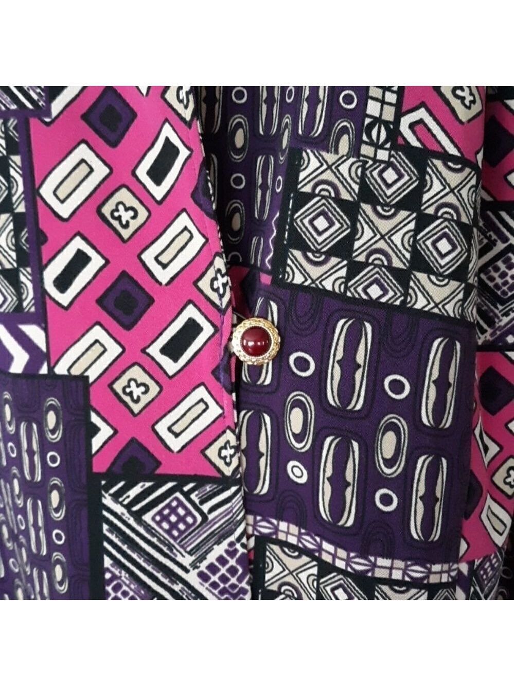 Russell Kemp New York  Geometric Blazer - Picture 2 of 6